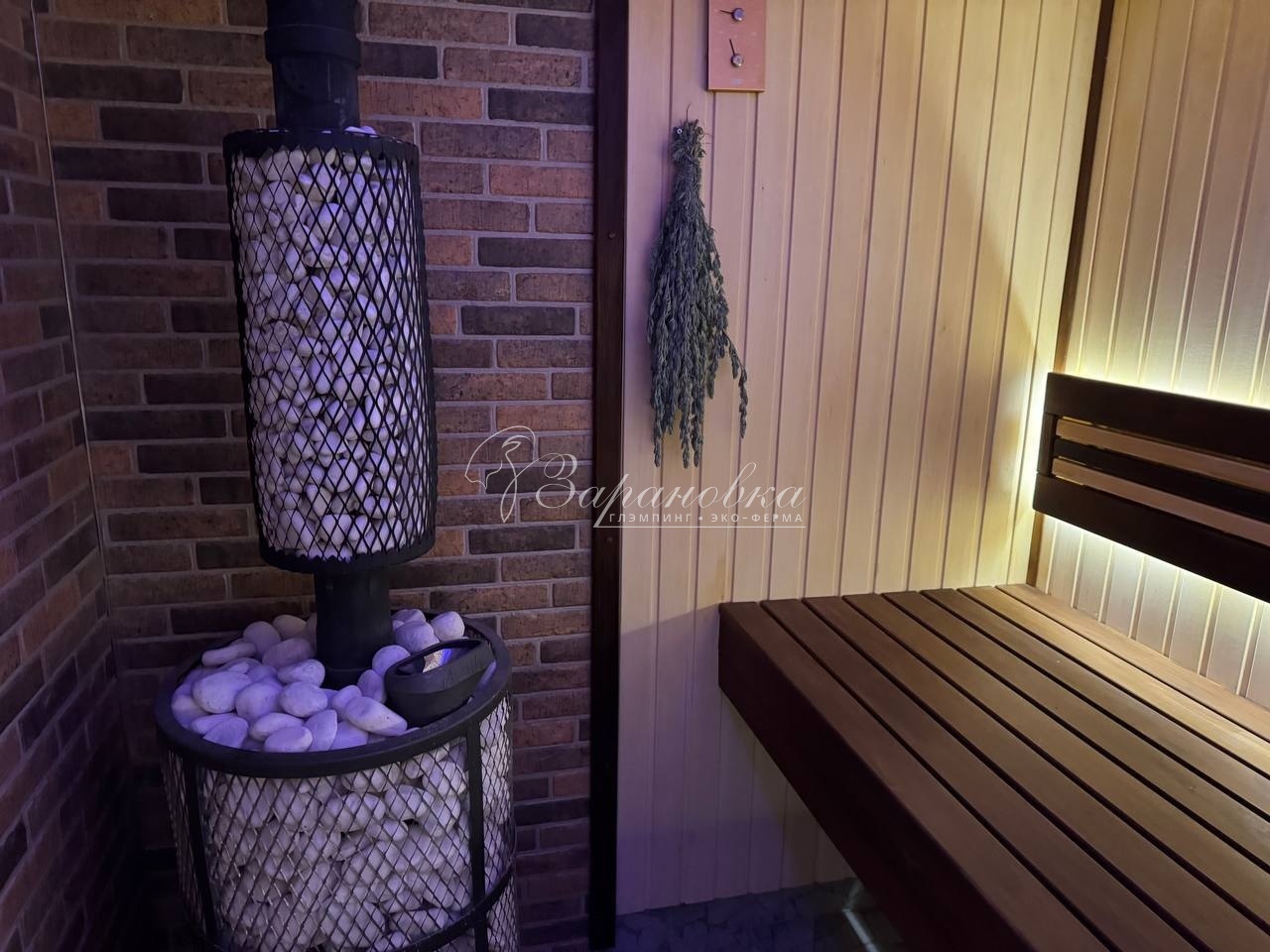 Аренда большой бани с дровяной печью на час