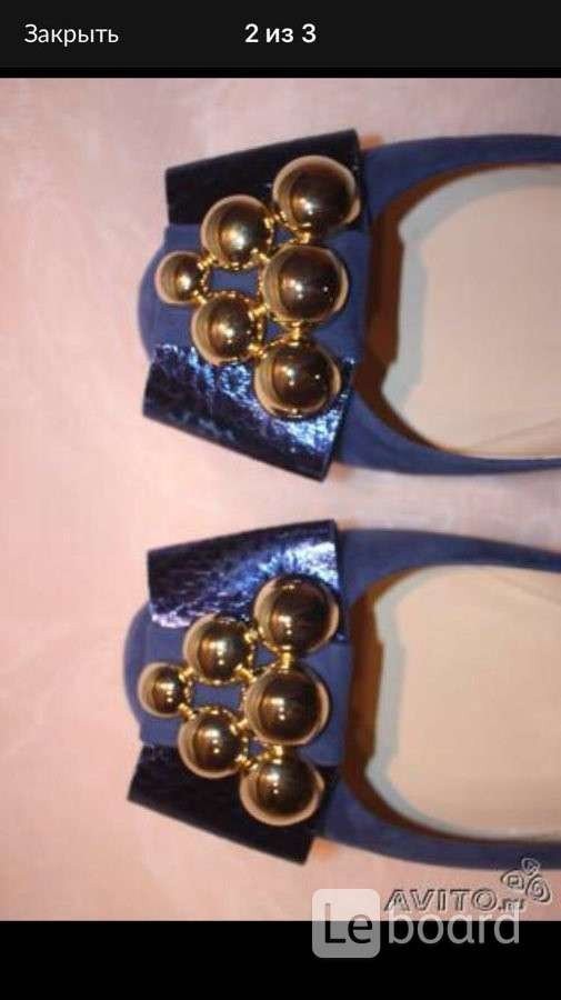 Балетки новые ballin италия 39 размер синие замша замшевые подошва кожа украшены брошка бант кожаная