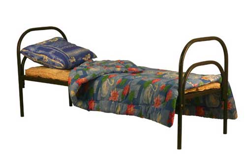Кровати с пружинами, со сварными сетками