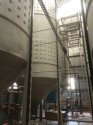 Емкости нержавеющие ЦКТ (цилиндроконический танк), объем -50 куб.м., рубашка