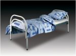 Трехъярусные металлические кровати со сварной сеткой