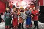 Русский ансамбль "У барина" на Масленицу.