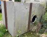 Емкость нержавеющая, объем — 3,7 куб.м., прямоугольная, инв 5038